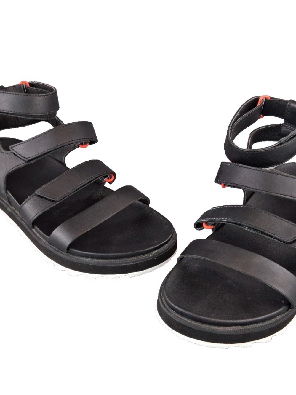 Sorel Black Women's Velcro Strappy Sandals